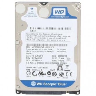 WD Scorpio Blue (WD3200BEVT) HDD kullananlar yorumlar